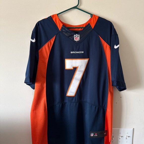 NFL Navy and Orange Men's Jersey